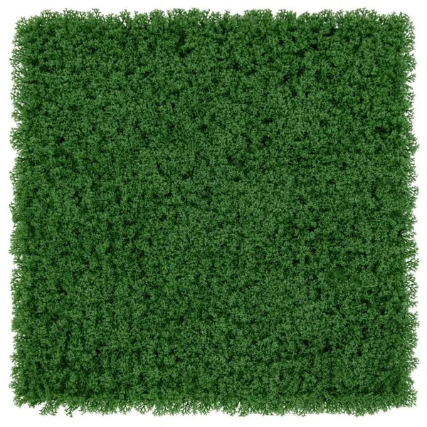 12 Panneaux Muraux en Gazon Artificiel 50,5 x 50,5 cm Panneaux de Mousse Verte Synthétique Toile de Fond Murale Haie d'Intimité