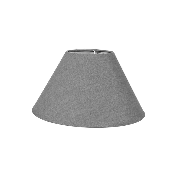 Abat-jour rond gris 25x15cm