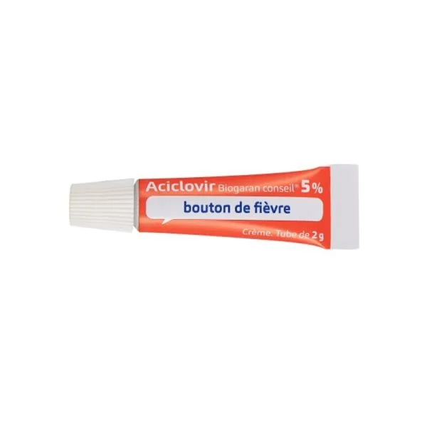 ACICLOVIR Biogaran Conseil 5%, crème - Tube de 2g
