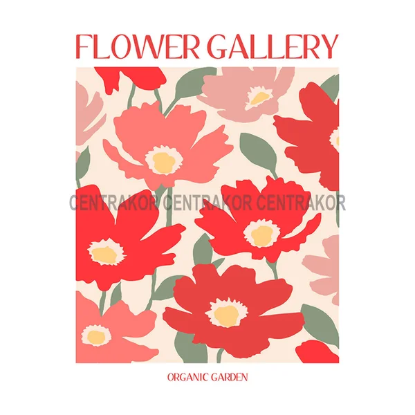 Affiche déco Flower Gallery 30x40cm