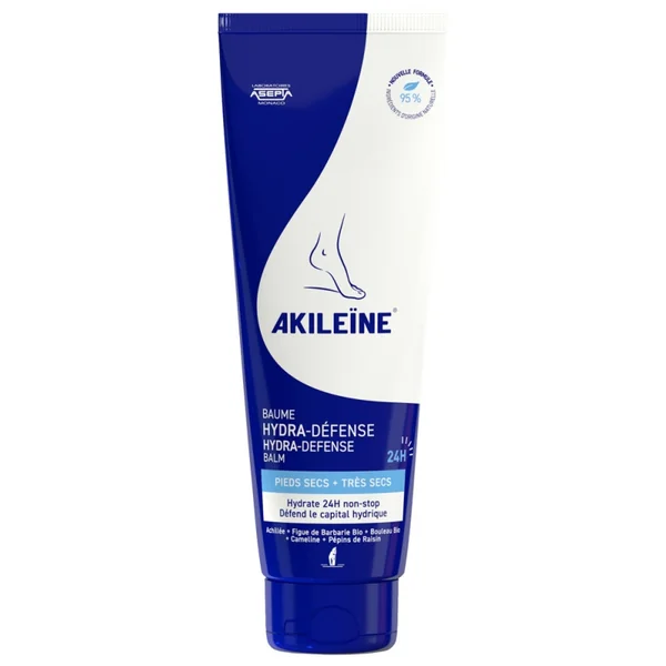 Akileine Hydra-défense baume pieds très secs hydrate 24h 125ml