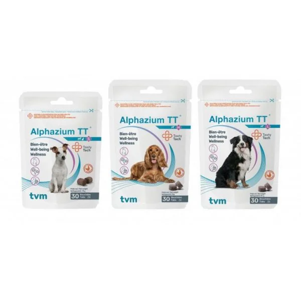 ALPHAZIUM TT S Chien jusqu'à 12.5kg - 30 Bouchées