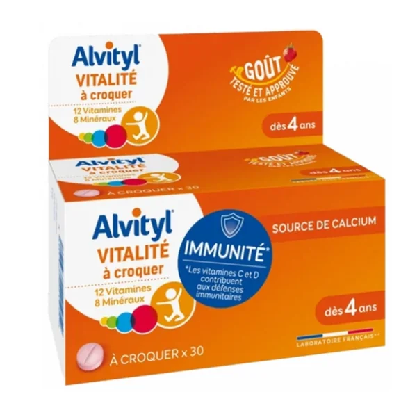 Alvityl Vitalité 30 comprimés à croquer