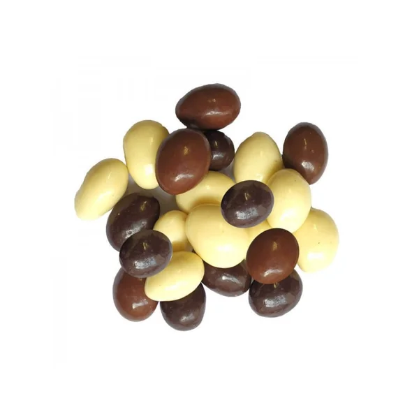 Amandes enrobées 3 chocolats