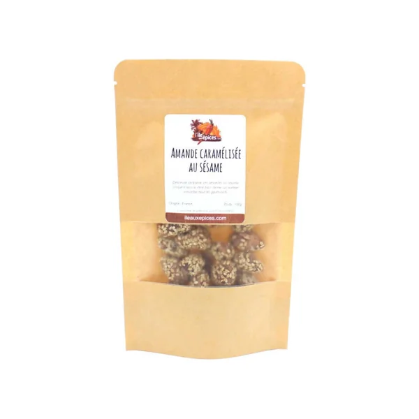 Amandes enrobées au sésame