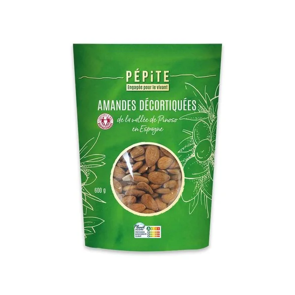 Amandes Espagne bio Pépite 600g