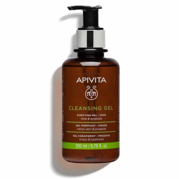 Apivita gel purifiant Cleansing gel pour le visage 200ml