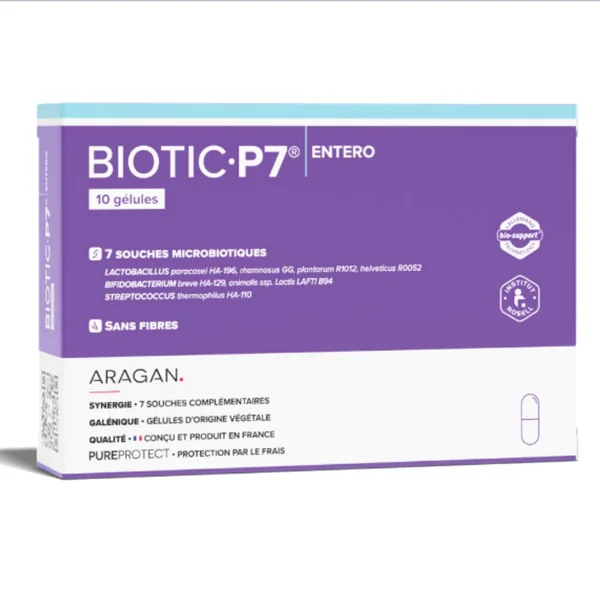 Aragan Biotic P7 Entéro 10 gélules