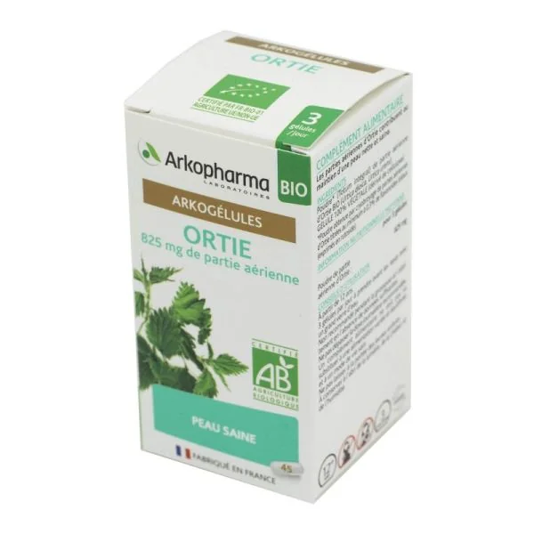 ARKOGELULES BIO Ortie 825 mg de Partie Aérienne - Bte/45 - Peau Saine