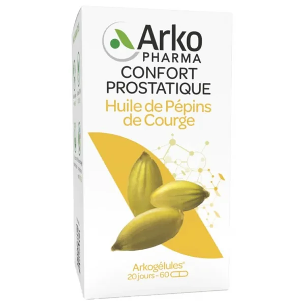 Arkogélules Huile de Pépins de Courge 60 Capsules