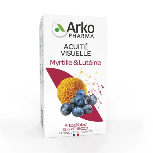 Arkogélules myrtille et lutéine 45 gélules