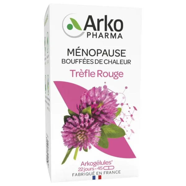 Arkogélules trèfle rouge ménopause 45 gélules