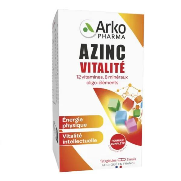 Arkopharma Azinc Vitalité 120 Gélules