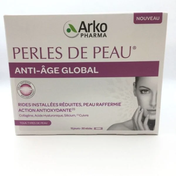 ARKOPHARMA - Perles de Peau - Anti-ge global - 15j / 30 sticks - 3578835504958