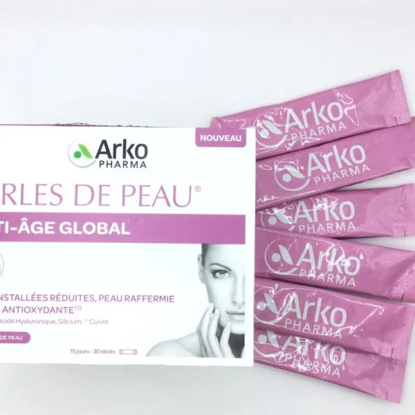 ARKOPHARMA - Perles de Peau - Anti-ge global - 15j / 30 sticks - 3578835504958