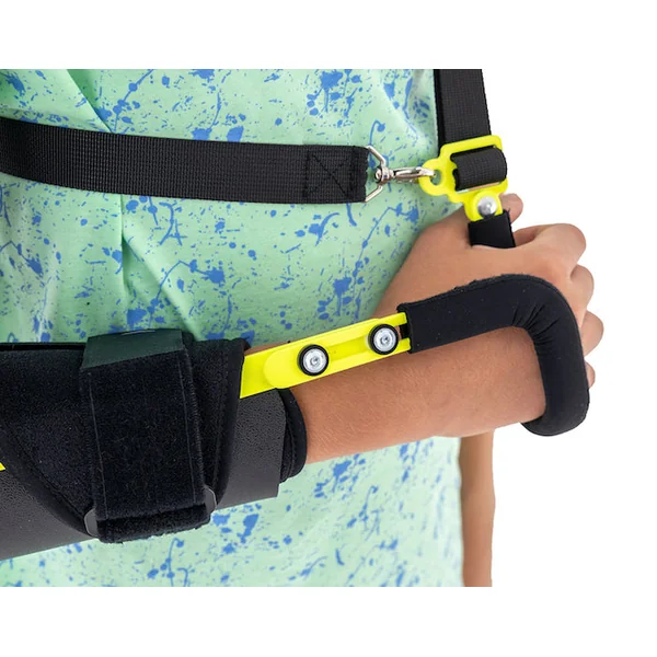 Attelle articulée d'immobilisation du coude réglable ROM pédiatrique