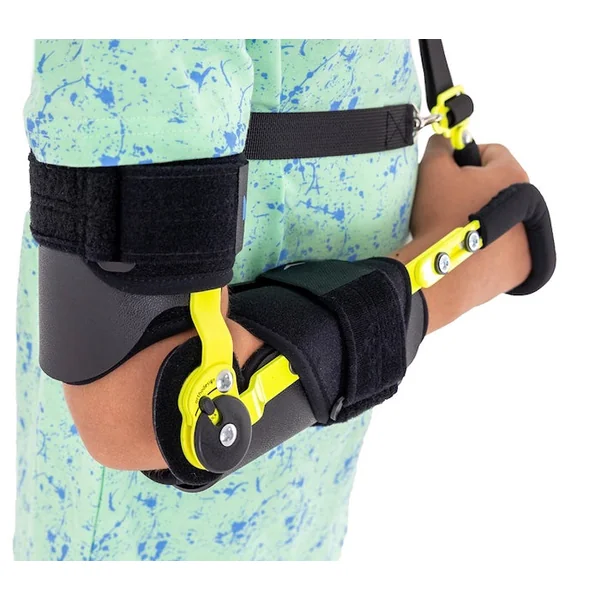 Attelle articulée d'immobilisation du coude réglable ROM pédiatrique