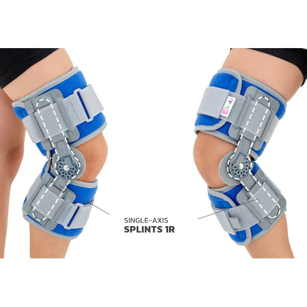 Attelle de genou articulée ROM ligamentaire pédiatrique réglable