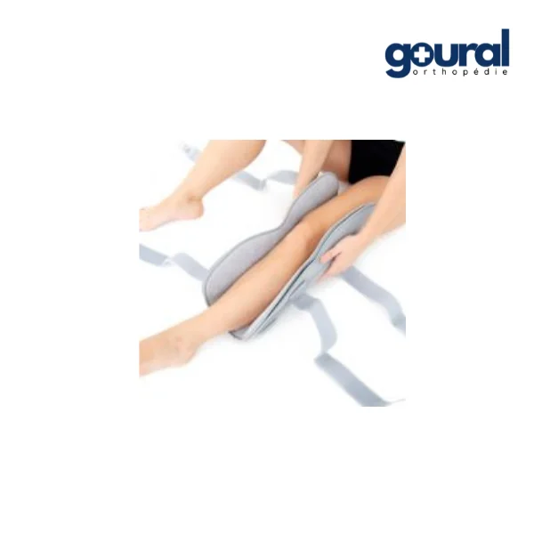 Attelle d'immobilisation de genou 3 panneaux