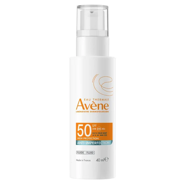 Avène solaire fluide anti imperfections SPF50 40ml
