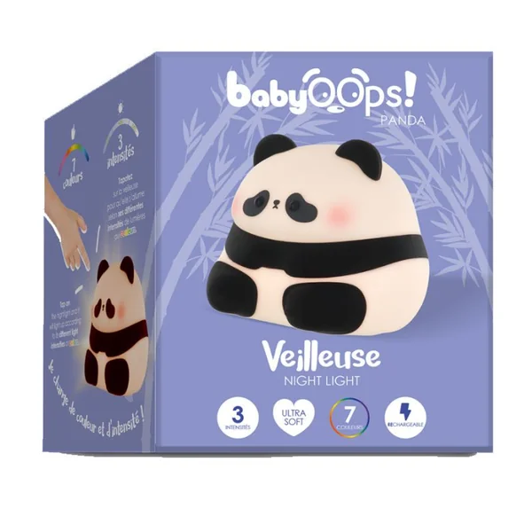 BabyOop's Veilleuse Panda - Change de couleur et d'intensité !