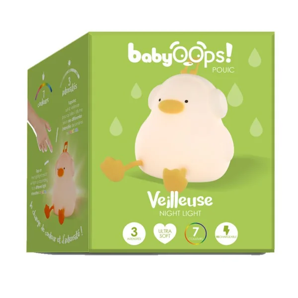BabyOop's Veilleuse Pouic - Change de couleur et d'intensité !