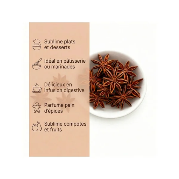 Badiane (anis étoilé)