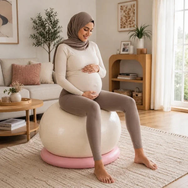 Ballon de grossesse en PVC | Confort optimal pour grossesse et post-partum