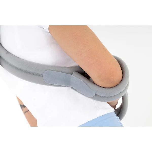 Bandage de maintien de l'épaule et coude compatible avec plâtre