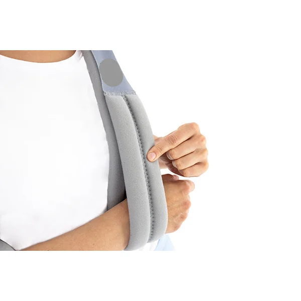 Bandage de maintien de l'épaule et coude compatible avec plâtre
