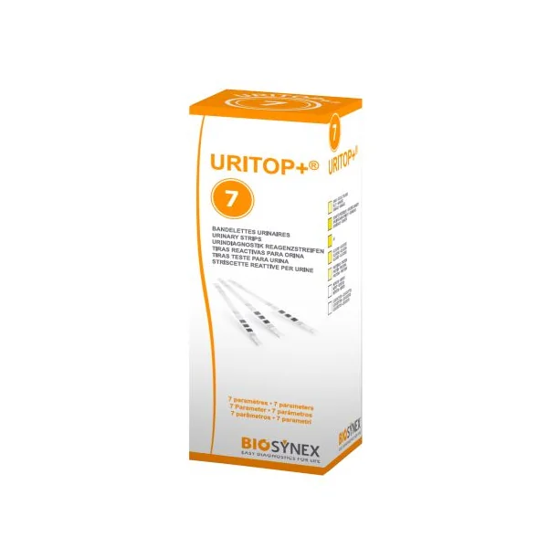 Bandelettes urinaires Uritop Plus (La boîte de 100)