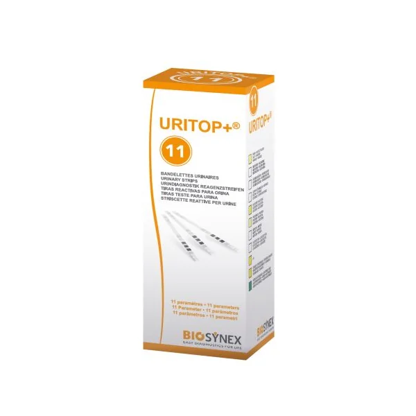 Bandelettes urinaires Uritop Plus (La boîte de 100)