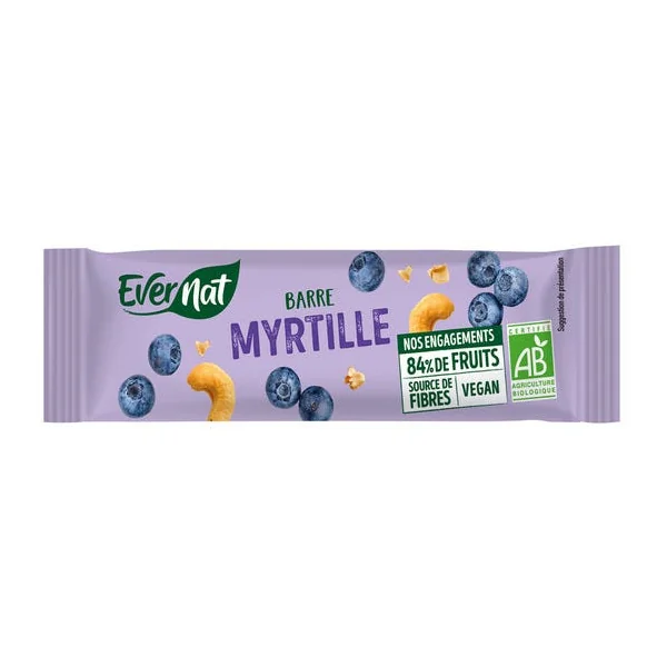 Barre myrtille 40g