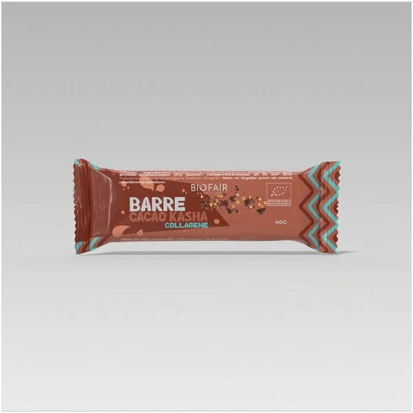 Barre énergétique collagène cacao 40g