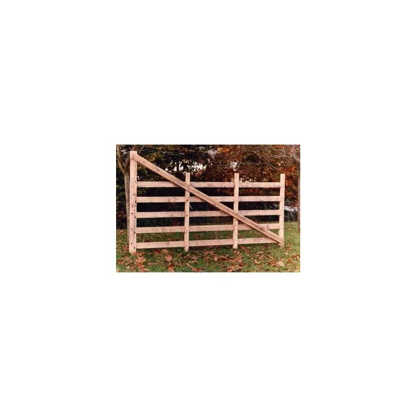 Barrière en chêne Saint-Lô 3 m