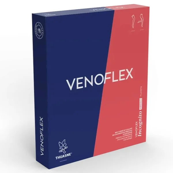 Bas de contention Femme Venoflex Incognito Absolu Plumetis par Thuasne