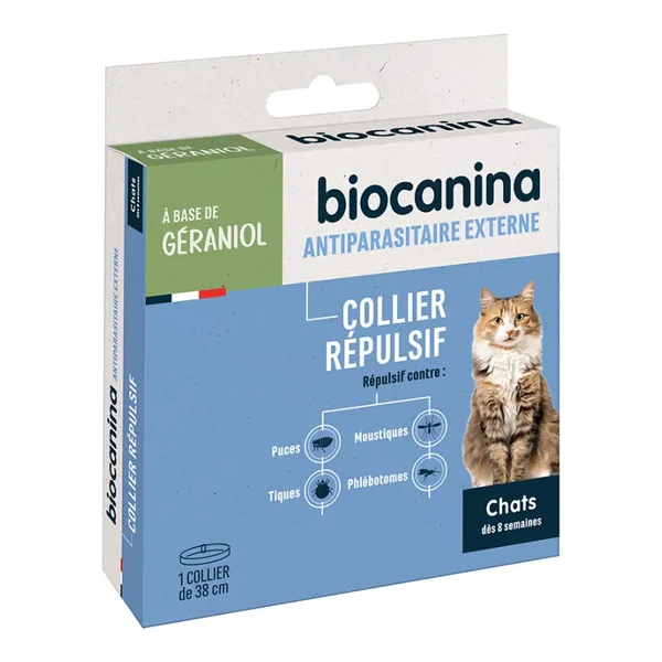 Biocanina collier répulsif chat 38cm