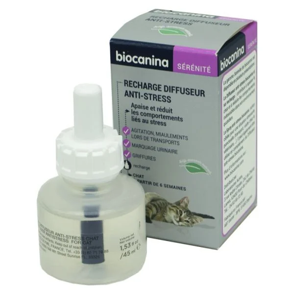 BIOCANINA SERENITE Recharge Diffuseur Anti-Stress Chat 45ml