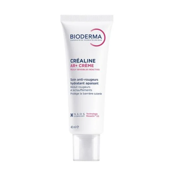 BIODERMA - Créaline AR+CRÈME - Soin anti rougeurs hydratant apaisant - 40 ml