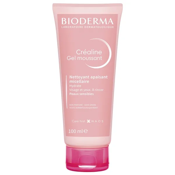 Bioderma Créaline gel moussant nettoyant micellaire à rincer 100ml