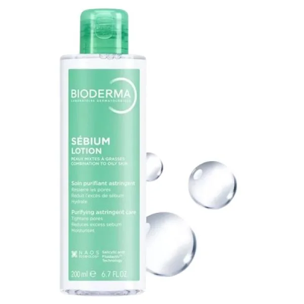 BIODERMA - SEBIUM LOTION - SOIN PURIFIANT - 200 ML