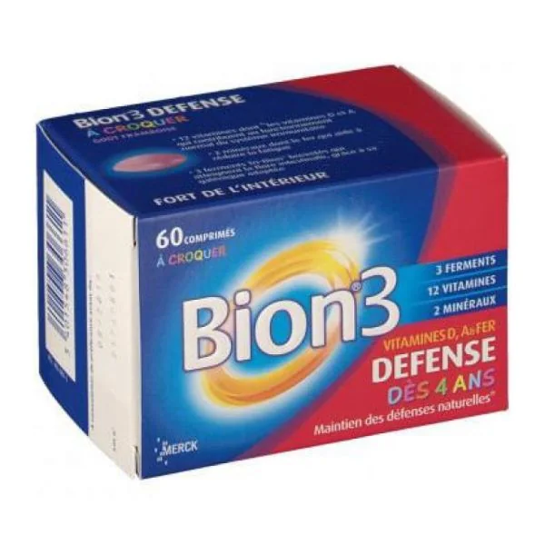 BION 3 DEFENSE JUNIOR dès 4 ans Complément alimentaire comprimé à croquer - B/60