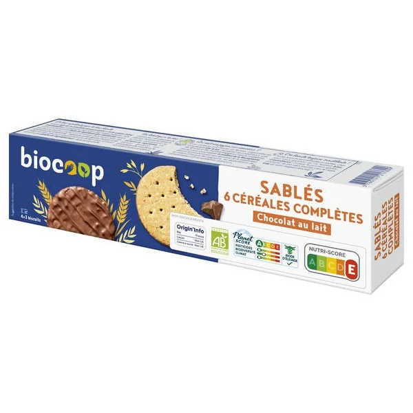 Biscuit sablé nappé 6 céréales (12) 140g