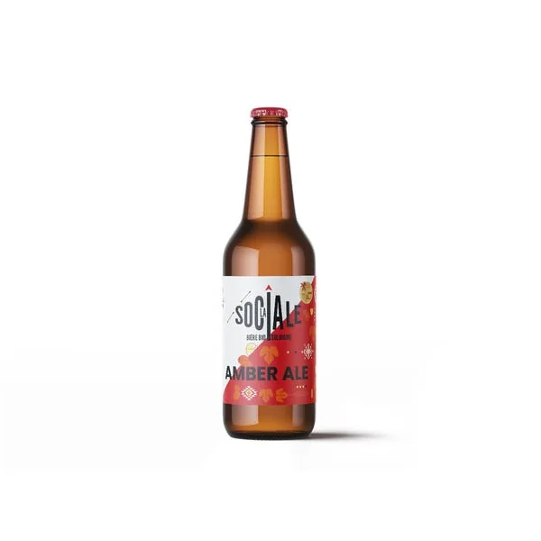 Bière amber ale La Sociale 6° 75cl