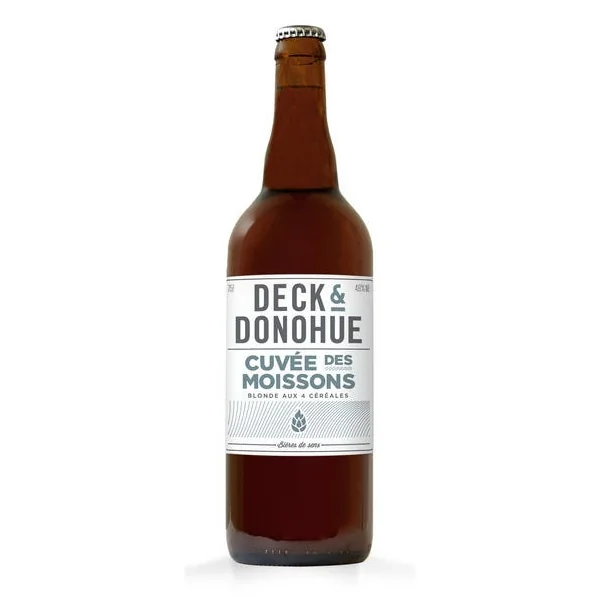 Bière blonde Cuvée des Moissons 4,8° 75cl