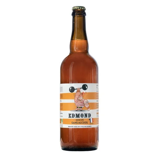 Bière Edmond IPA sans alcool 0,4° 75cl