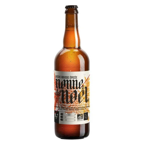 Bière rousse épicée Noël 7.2° 75cl
