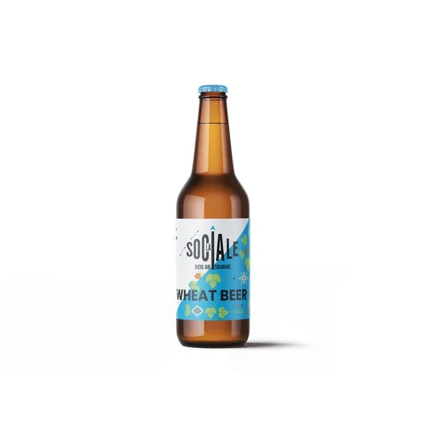 Bière wheat beer La Sociale 4,5° 75cl