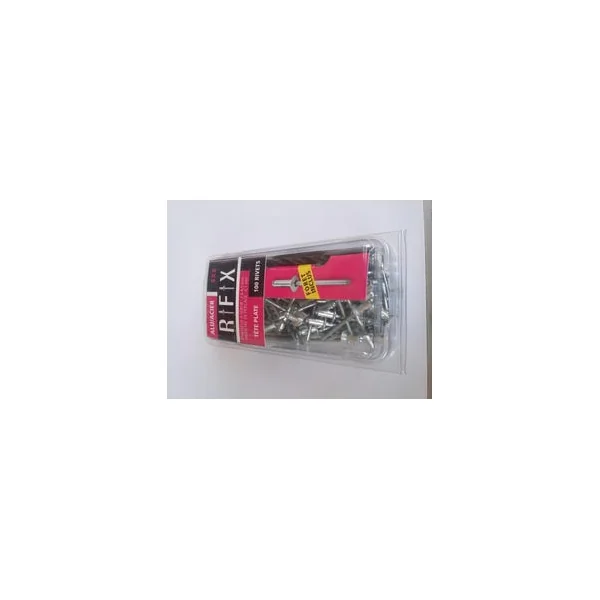 Blister Rivet Alu/Acier Ø4X8mm TP + Foret