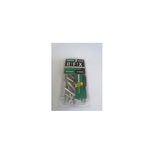 Blister rivet Multifix Ø4.8X25mm TP + Foret